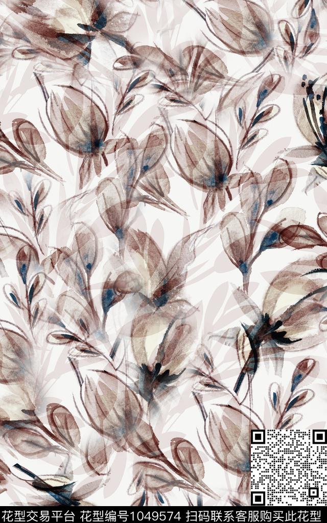 数码华亿平台民族风抽象数码印花华亿平台下载（图片编号: 1049574） - 瓦栏（Walan）