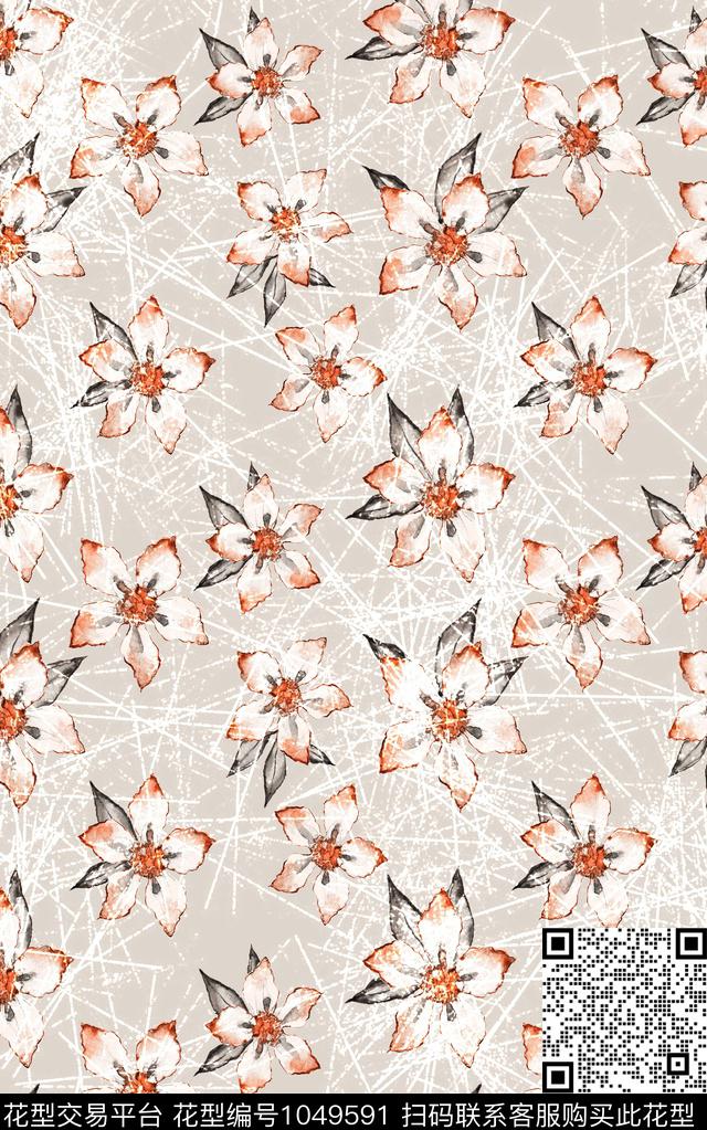 数码华亿平台民族风小碎花数码印花华亿平台下载（图片编号: 1049591） - 瓦栏（Walan）