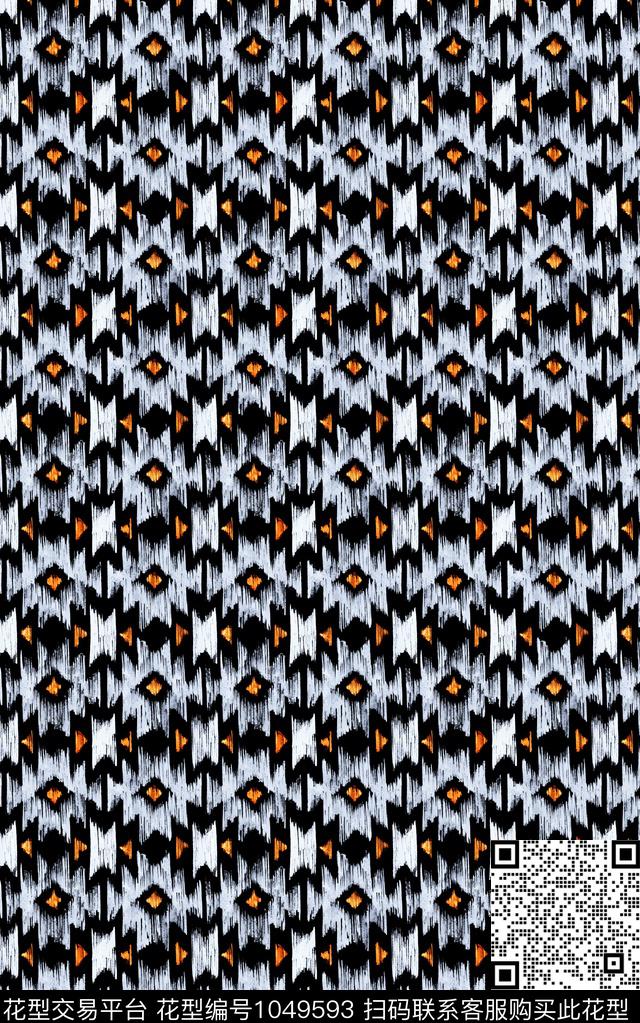 数码华亿平台抽象几何数码印花华亿平台下载（图片编号: 1049593） - 瓦栏（Walan）