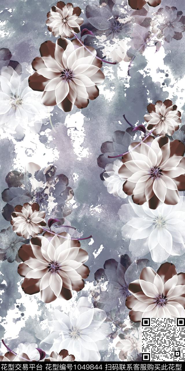 淑女数码华亿平台复古数码印花华亿平台下载（图片编号: 1049844） - 瓦栏（Walan）