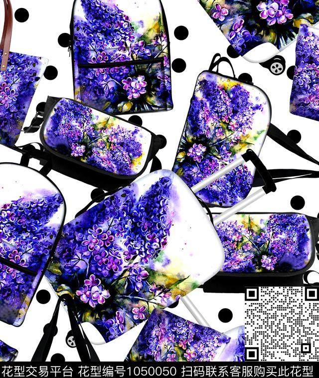 数码华亿平台花卉大牌风数码印花华亿平台下载（图片编号: 1050050） - 瓦栏（Walan）