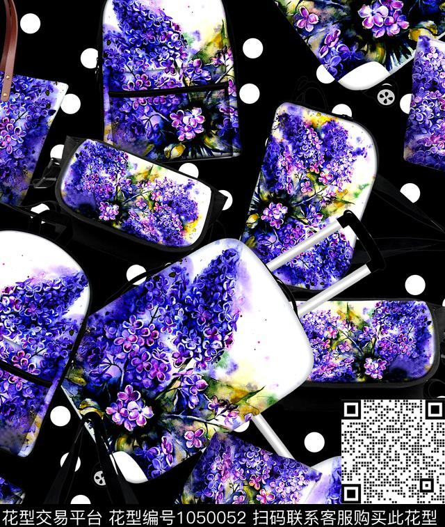 数码华亿平台花卉大牌风数码印花华亿平台下载（图片编号: 1050052） - 瓦栏（Walan）