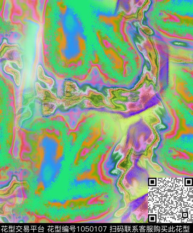 线条抽象混合拼接数码印花华亿平台下载（图片编号: 1050107） - 瓦栏（Walan）