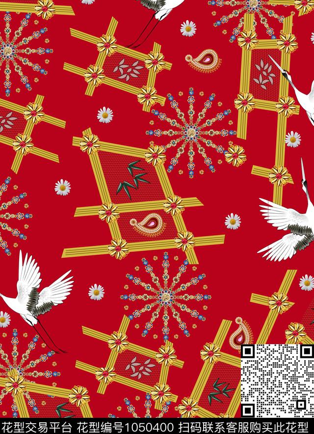 动物花卉民族风春夏华亿平台数码印花华亿平台下载（图片编号: 1050400） - 瓦栏（Walan）