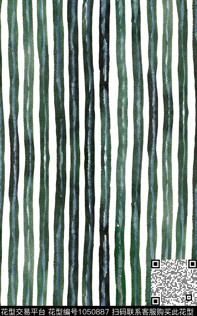 条纹趣味抽象数码印花华亿平台下载（图片编号: 1050887） - 瓦栏（Walan）