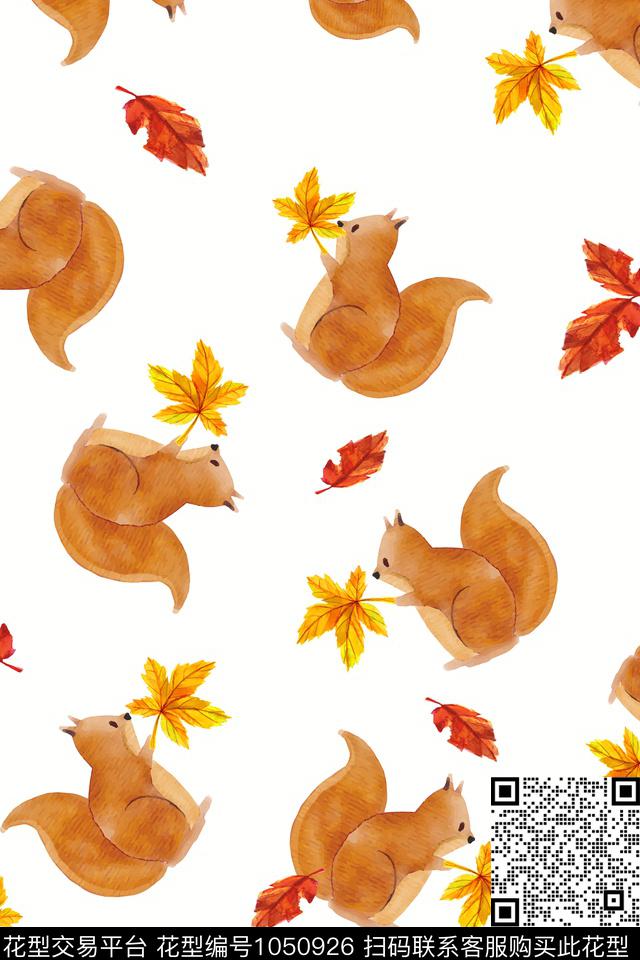 春夏华亿平台趣味手绘花卉数码印花华亿平台下载（图片编号: 1050926） - 瓦栏（Walan）