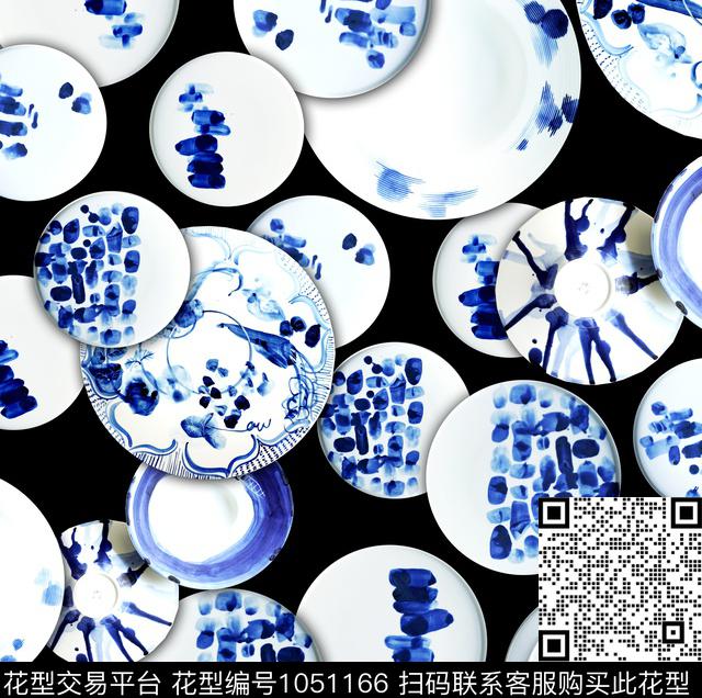 数码华亿平台抽象大牌风数码印花华亿平台下载（图片编号: 1051166） - 瓦栏（Walan）