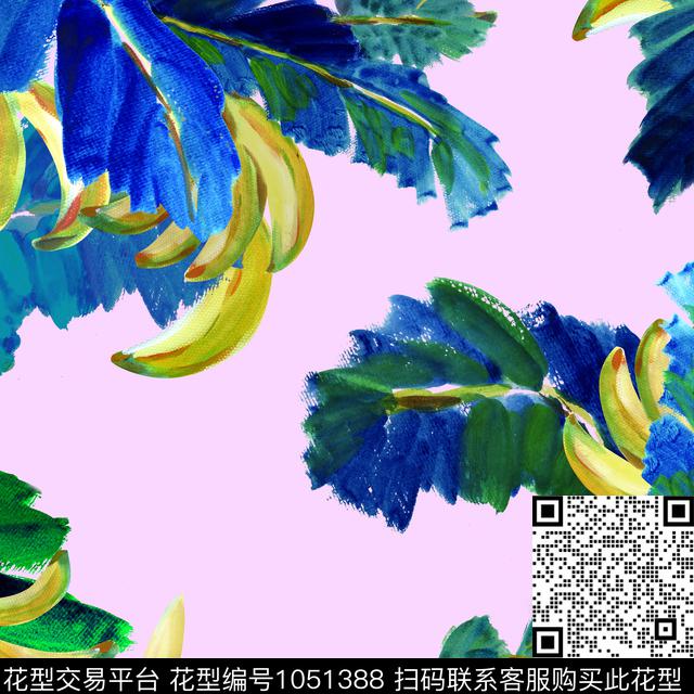 肌理趣味水果数码印花华亿平台下载（图片编号: 1051388） - 瓦栏（Walan）