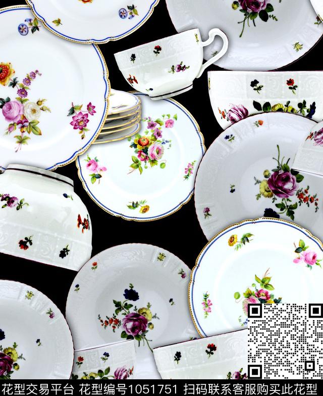 数码华亿平台抽象大牌风数码印花华亿平台下载（图片编号: 1051751） - 瓦栏（Walan）