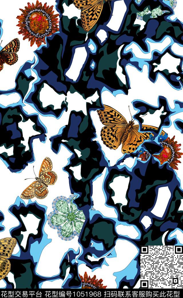 数码华亿平台女装珠宝宝石数码印花华亿平台下载（图片编号: 1051968） - 瓦栏（Walan）