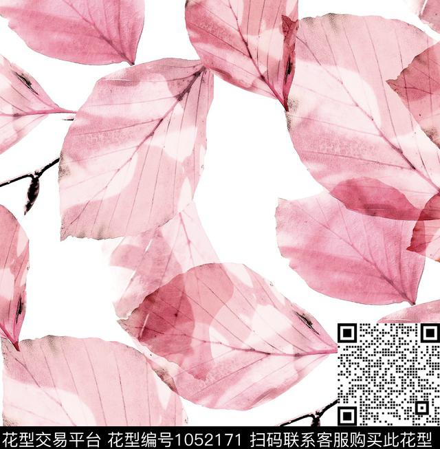 数码华亿平台花卉大牌风数码印花华亿平台下载（图片编号: 1052171） - 瓦栏（Walan）