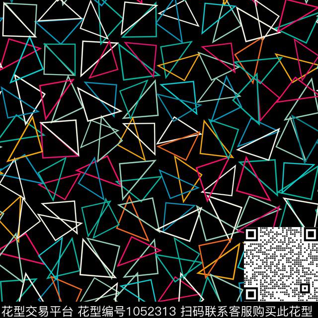 条纹数码华亿平台几何数码印花华亿平台下载（图片编号: 1052313） - 瓦栏（Walan）