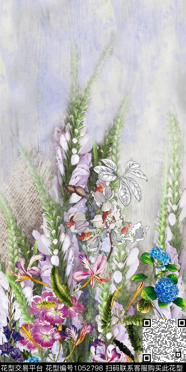 数码华亿平台定位花花卉数码印花华亿平台下载（图片编号: 1052798） - 瓦栏（Walan）