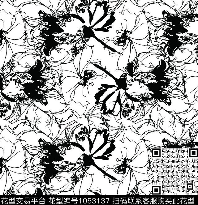 数码华亿平台小碎花月季花数码印花华亿平台下载（图片编号: 1053137） - 瓦栏（Walan）