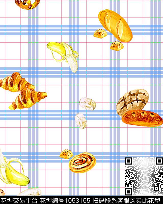 香蕉休闲女装数码印花华亿平台下载（图片编号: 1053155） - 瓦栏（Walan）