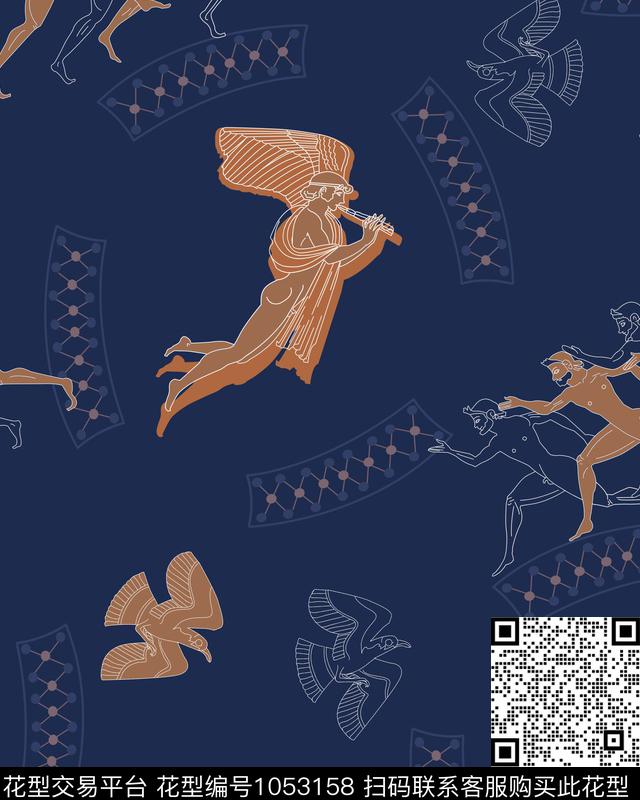 休闲男装大牌风传统印花华亿平台下载（图片编号: 1053158） - 瓦栏（Walan）