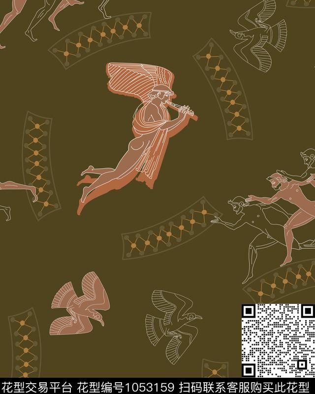 休闲男装大牌风传统印花华亿平台下载（图片编号: 1053159） - 瓦栏（Walan）