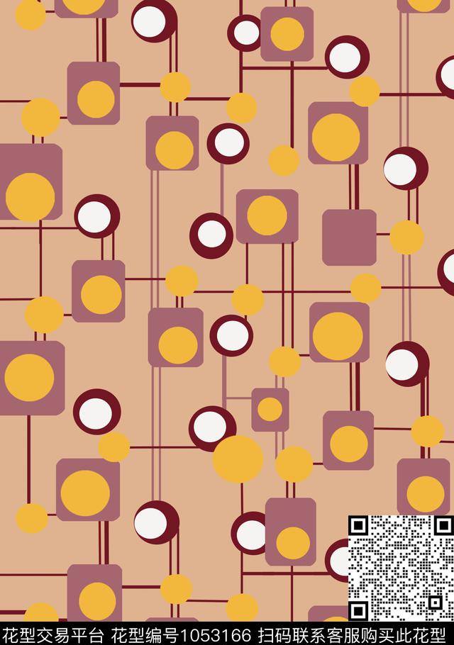 女装复古几何传统印花华亿平台下载（图片编号: 1053166） - 瓦栏（Walan）