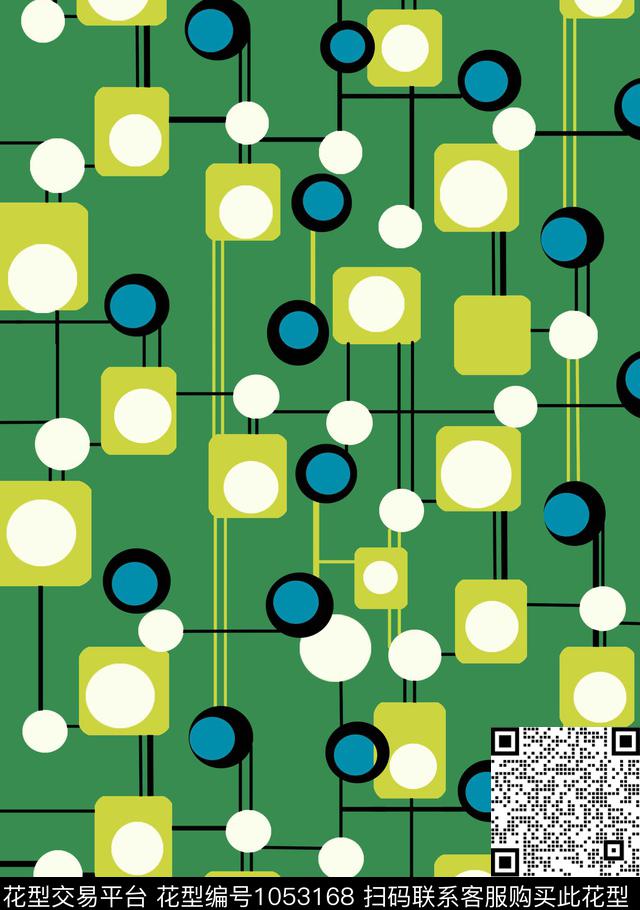 女装复古几何传统印花华亿平台下载（图片编号: 1053168） - 瓦栏（Walan）