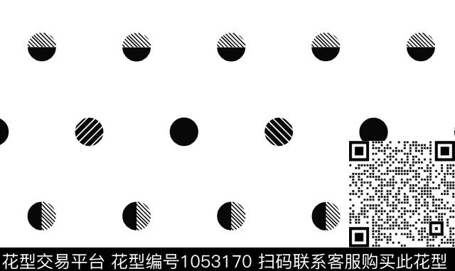 女装几何波点传统印花华亿平台下载（图片编号: 1053170） - 瓦栏（Walan）