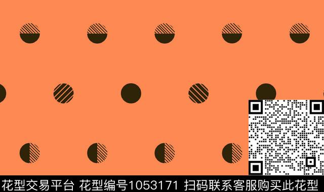 女装几何波点传统印花华亿平台下载（图片编号: 1053171） - 瓦栏（Walan）