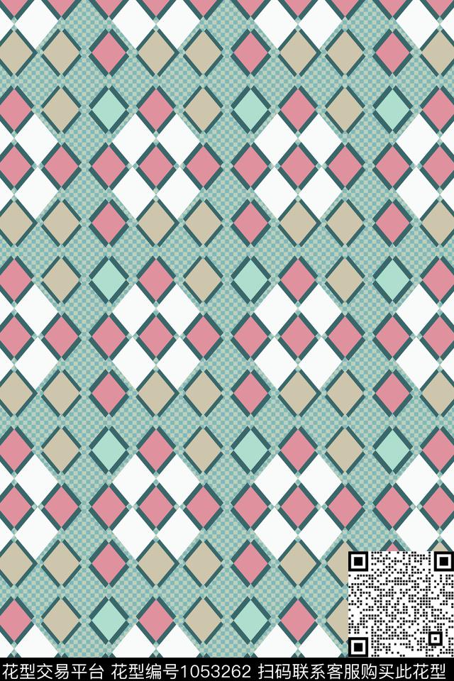 条纹民族风抽象传统印花华亿平台下载（图片编号: 1053262） - 瓦栏（Walan）