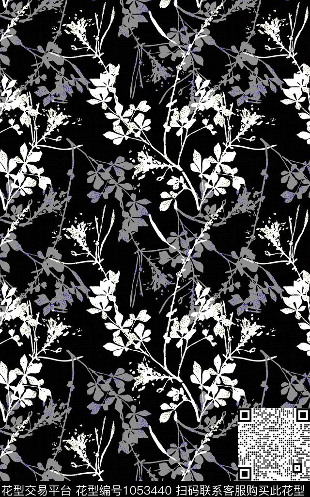 民族风小碎花抽象数码印花华亿平台下载（图片编号: 1053440） - 瓦栏（Walan）