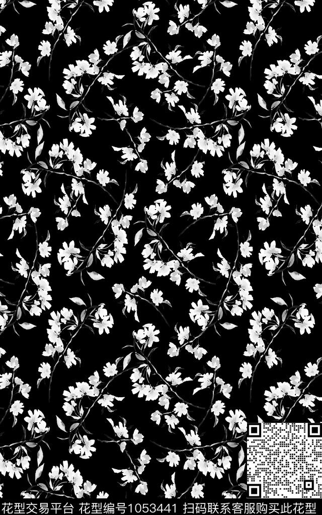 民族风小碎花抽象数码印花华亿平台下载（图片编号: 1053441） - 瓦栏（Walan）