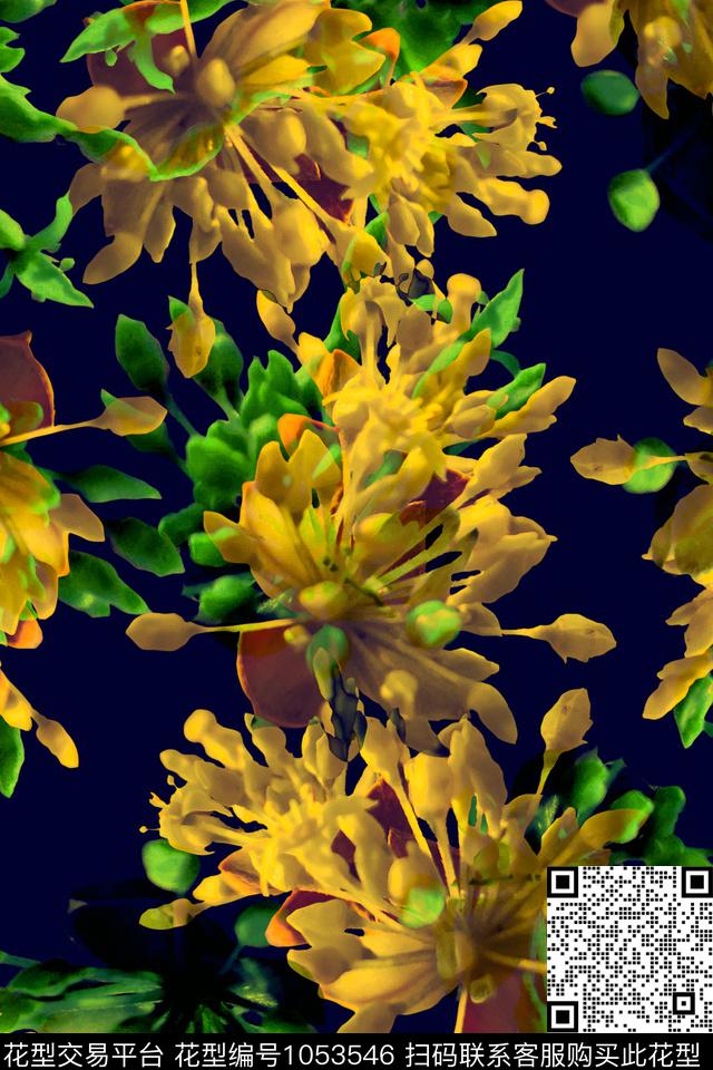 数码华亿平台植物女装数码印花华亿平台下载（图片编号: 1053546） - 瓦栏（Walan）