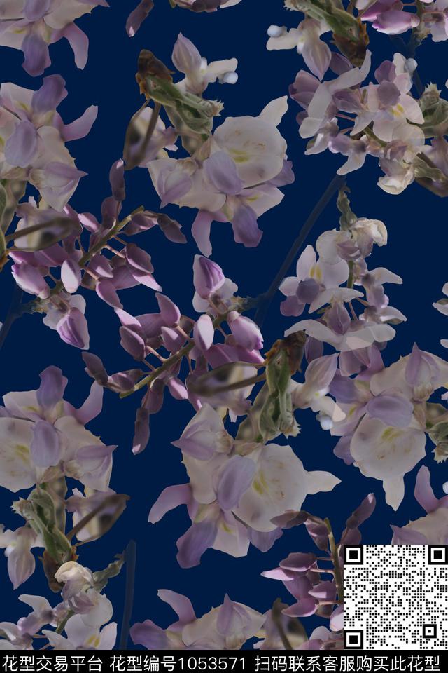 数码华亿平台花卉女装数码印花华亿平台下载（图片编号: 1053571） - 瓦栏（Walan）