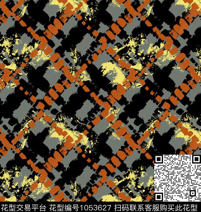 数码华亿平台抽象花卉抽象数码印花华亿平台下载（图片编号: 1053627） - 瓦栏（Walan）