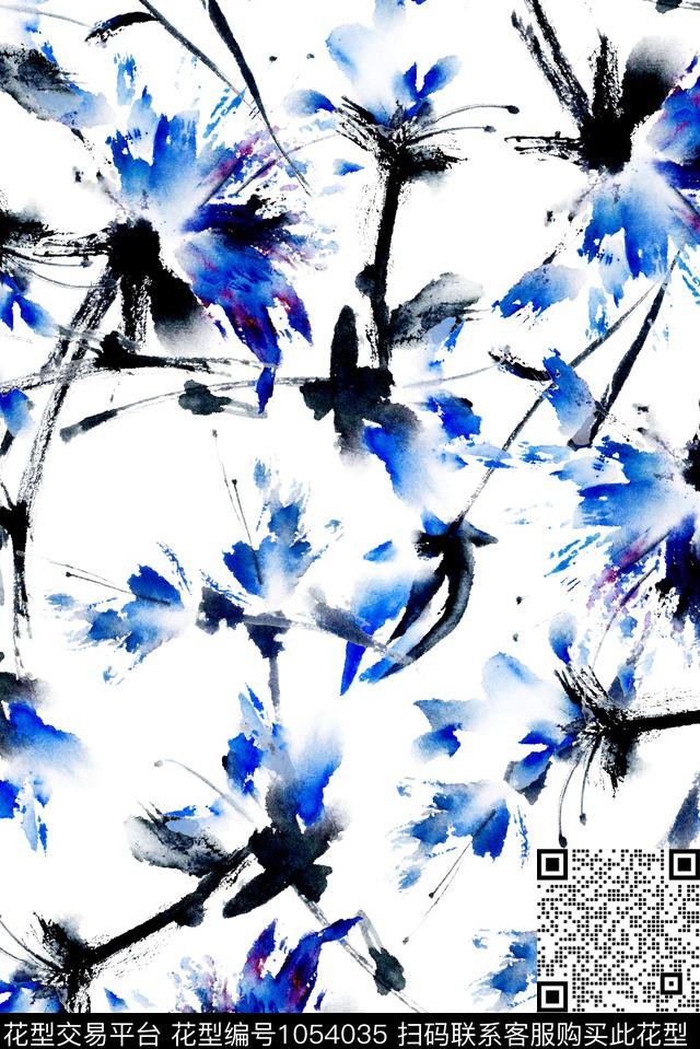 数码华亿平台抽象几何数码印花华亿平台下载（图片编号: 1054035） - 瓦栏（Walan）