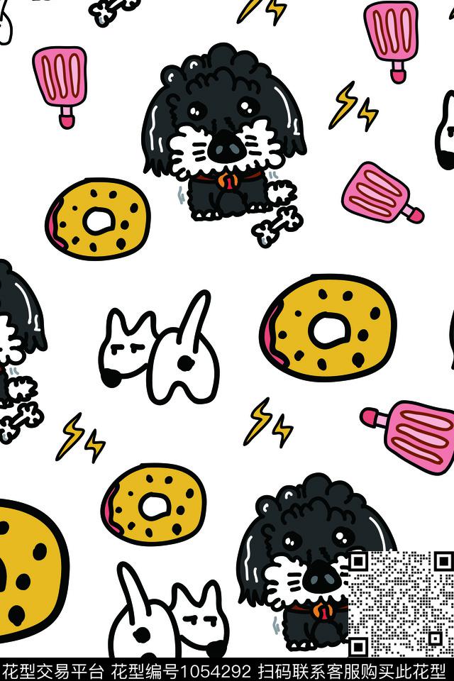 数码华亿平台卡通可爱数码印花华亿平台下载（图片编号: 1054292） - 瓦栏（Walan）