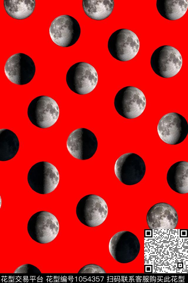 数码华亿平台女装抽象数码印花华亿平台下载（图片编号: 1054357） - 瓦栏（Walan）