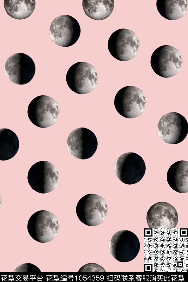 数码华亿平台女装抽象数码印花华亿平台下载（图片编号: 1054359） - 瓦栏（Walan）