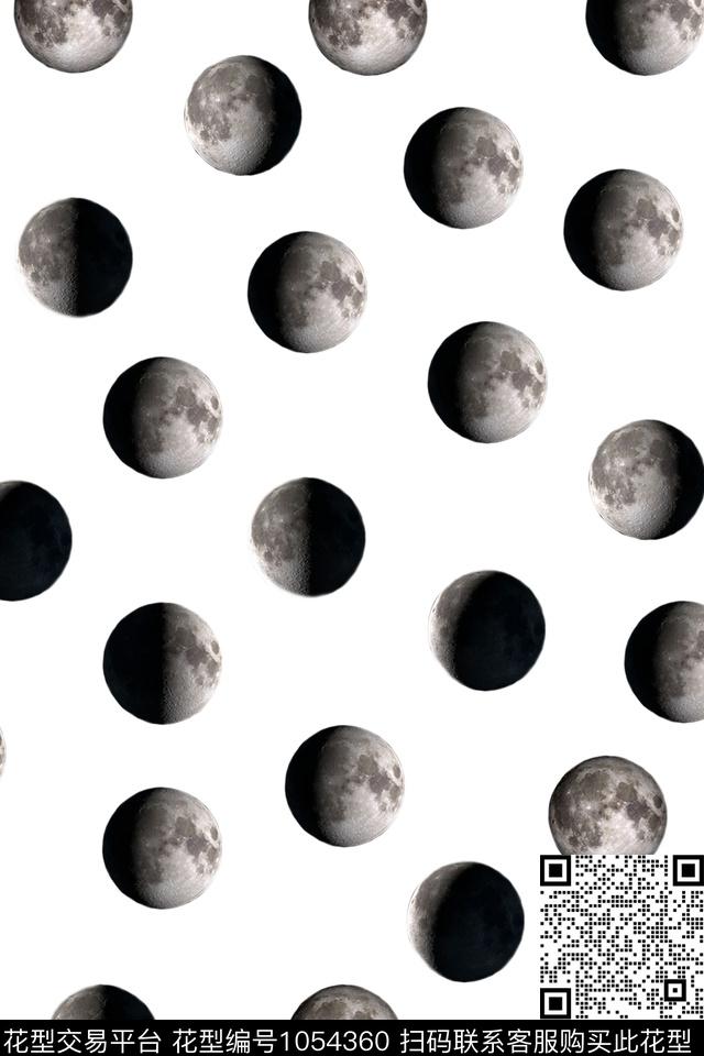 数码华亿平台女装抽象数码印花华亿平台下载（图片编号: 1054360） - 瓦栏（Walan）