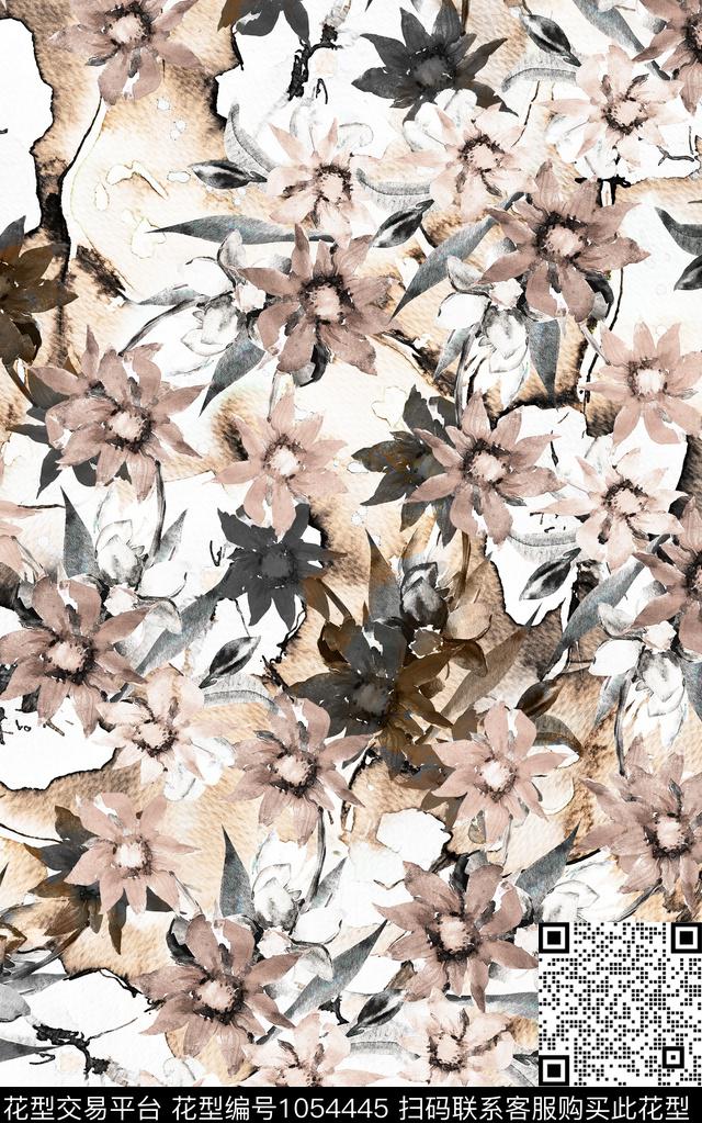 民族风小碎花花卉数码印花华亿平台下载（图片编号: 1054445） - 瓦栏（Walan）