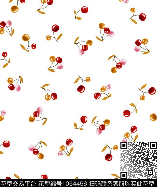 数码华亿平台小碎花大牌风数码印花华亿平台下载（图片编号: 1054456） - 瓦栏（Walan）