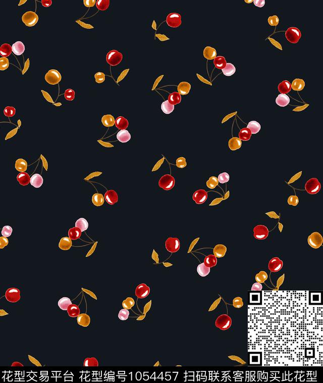 数码华亿平台小碎花大牌风数码印花华亿平台下载（图片编号: 1054457） - 瓦栏（Walan）