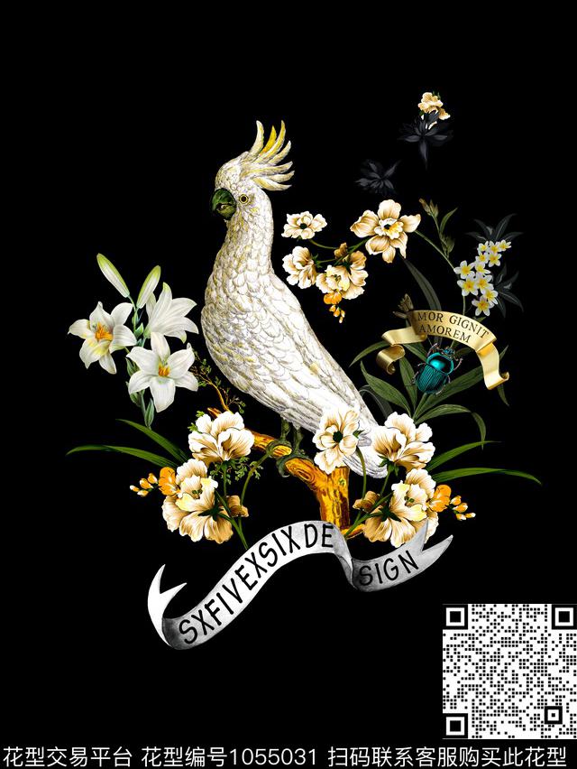 花卉大牌风DOLCEGABBANA数码印花华亿平台下载（图片编号: 1055031） - 瓦栏（Walan）