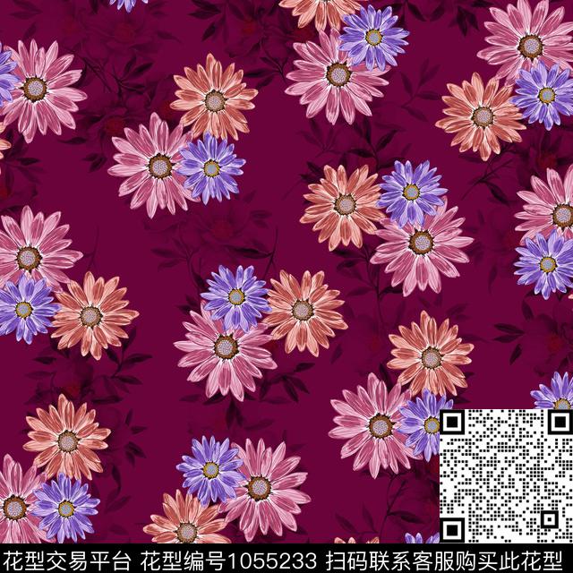 数码华亿平台民族风抽象数码印花华亿平台下载（图片编号: 1055233） - 瓦栏（Walan）