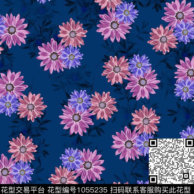 数码华亿平台民族风抽象数码印花华亿平台下载（图片编号: 1055235） - 瓦栏（Walan）