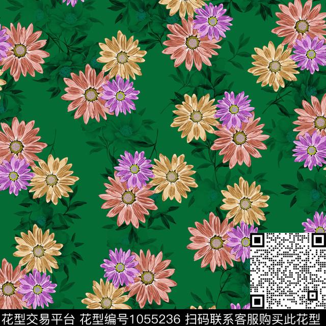 数码华亿平台民族风抽象数码印花华亿平台下载（图片编号: 1055236） - 瓦栏（Walan）