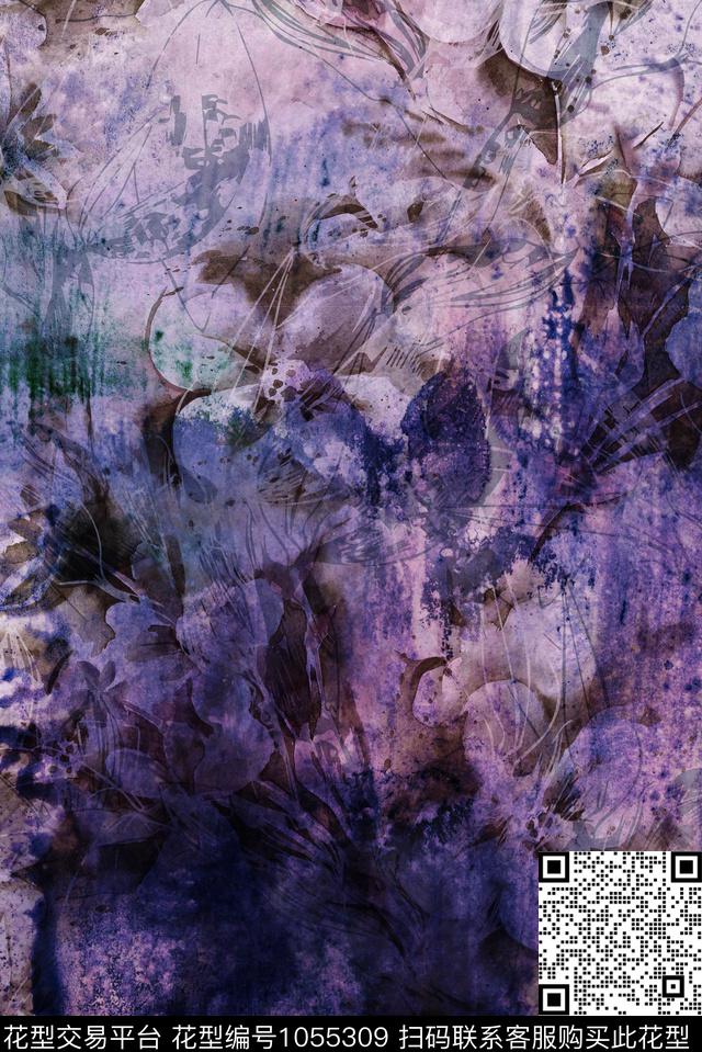 数码华亿平台定位花花卉数码印花华亿平台下载（图片编号: 1055309） - 瓦栏（Walan）