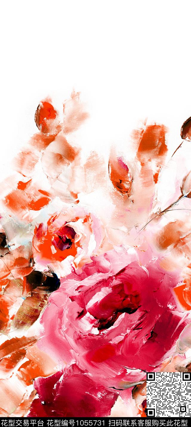 数码华亿平台定位花大牌风数码印花华亿平台下载（图片编号: 1055731） - 瓦栏（Walan）