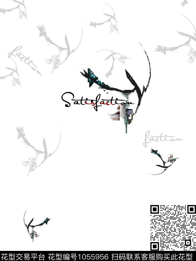 艺术创意抽象数码印花华亿平台下载（图片编号: 1055956） - 瓦栏（Walan）