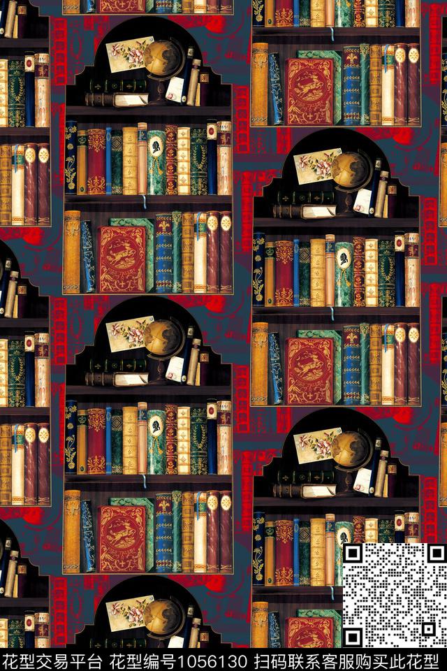 条纹休闲几何数码印花华亿平台下载（图片编号: 1056130） - 瓦栏（Walan）