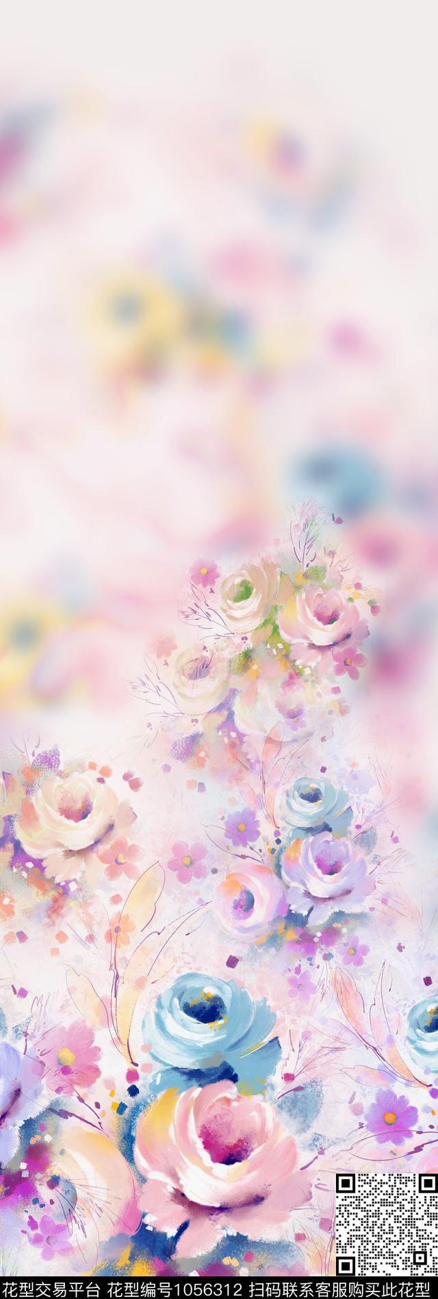 数码华亿平台连衣裙中老年数码印花华亿平台下载（图片编号: 1056312） - 瓦栏（Walan）