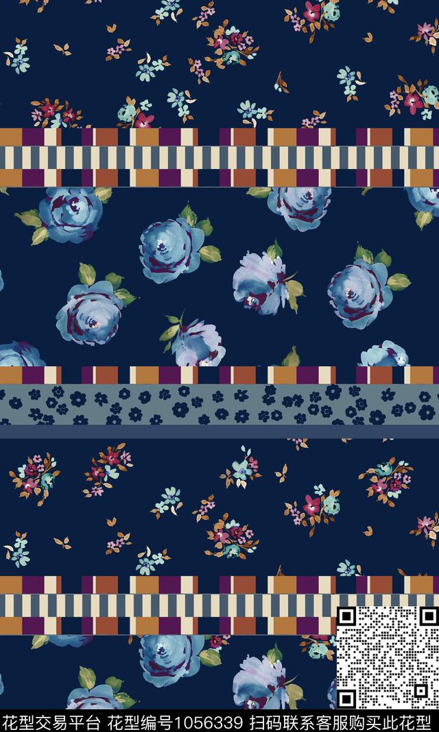 民族风小碎花春夏华亿平台数码印花华亿平台下载（图片编号: 1056339） - 瓦栏（Walan）
