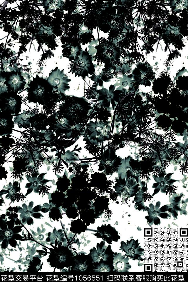 数码华亿平台小碎花抽象数码印花华亿平台下载（图片编号: 1056551） - 瓦栏（Walan）